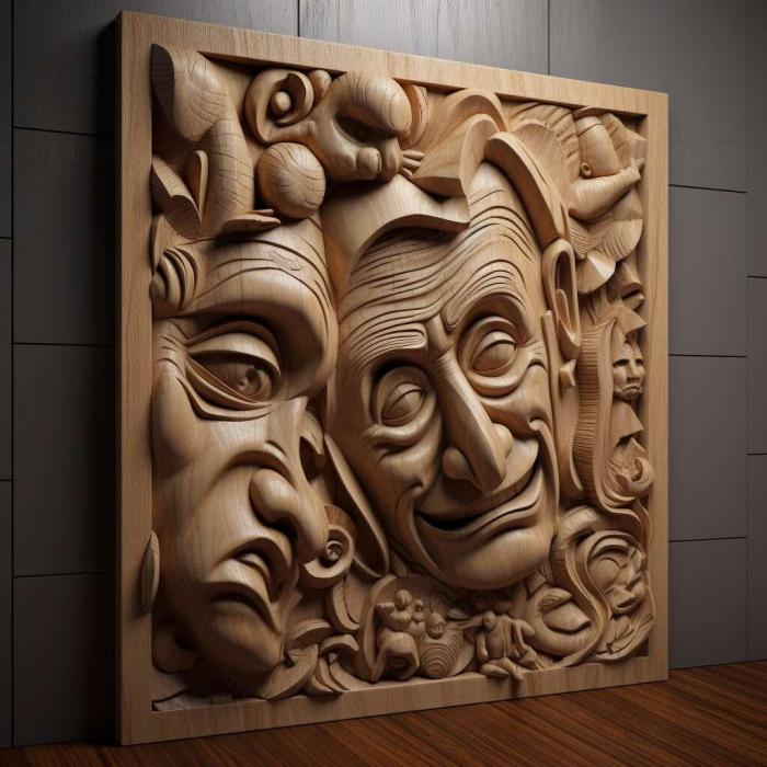 نموذج ثلاثي الأبعاد لآلة CNC 3D Art 